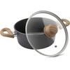 LT1245 Puodas Z POK. 18CM NATUR LAMART