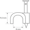 RCC 8 cable clamp 8mm 30pcs RETLUX