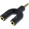Jack SAV 188-000 3,5 lizdo 4P M-2x F P SENCOR