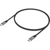 Yenkee YCU 323 BK USB kabelis C-C Gen.2 kabelis/ 1,5 m YENKEE