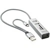HUB USB Yenkee YHC 103SR USB C OTG HUB + skaitytuvas YENKEE