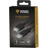 YCU 014 BK USB A M/F išpl. kabelis YENKEE