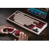8BitDo Retro belaidė mechaninė klaviatūra (Hot-Swap) (Kailh Box switch, US) - (Fami Edition)