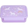 A Little Lovely Bento vaikiška priešpiečių dėžutė ‘Vienaragiai’