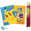 Plakatas Abysse POKEMON – 2 plakatų rinkinys – spalvingi personažai (52 x 38)