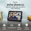 Planšetė Amazon – „Echo Show 8“ (3 kartos) – išmanusis HD jutiklinis ekranas su 3D garsu, išmaniųjų namų centru ir „Alexa“ – juodas