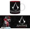 Abysse ASSASSIN'S CREED - Puodelis - 320 ml - Crest juodas ir raudonas - subli x2
