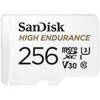 Atminties kortelė SanDisk Max Endurance microSDXC 256GB Class 10 U3 + Adapter