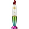 „iTotal“ – keičianti spalvą LED lavos lempa – „Rainbow Base“ ir baltas vaškas (XL2683)