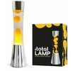Lava Lempa Itotal 40 cm , juoda bazė, See-through Liquid, Oranžinis Wax