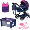 Bayer Design Bayer - Dolls pram Xeo mega set (17054AB)