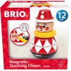 Dėlionė BRIO - Magnetic Stacking Clown (30490)