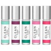 Clean - Kalėdų klasikinis sluoksniuotas rubino spalvos tualetinis vanduo (edP) - 5x5ml