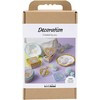Creativ Craft Kit Decoration - Boxes - shells - key rings - pastel colours (977847)
