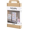 Creativ Craft Kit Embroidery - Pictures - pastel colours (977862)