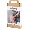 Creativ Craft Kit Embroidery - Tote bag - soft rose (977861)