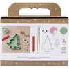 Creativ Mini Craft Kit Modelling - Christmas medžio monster - assorted colours (977829)