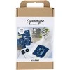 Creative – Amatų rinkinys cianotipas, tekstilinis, mėlynas, 1 pakuotė – ()