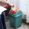Atliekų rūšiavimo konteineris su plastikiniu pakreipiamu dangčiu
