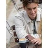 Dėklas DBRAMANTE1928 ROSKILDE_2 MAGSAFE – IPHONE 16 – DARK TAN
