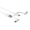 dbramante1928 – Įkrovimas – 3 viename laidas – USB A į USB-A, C ir Lightn-W