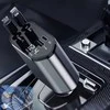 Realprices USB C IOS automobilio įkroviklis su ištraukiama jungtimi, 100 W greitas įkrovimas, 80 cm