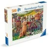 Ravensburger Dėlionė 500 vnt. - Mieli šuniukai sode