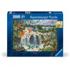 Ravensburger Dėlionė 1000 vnt. - Igvasu krioklys