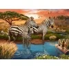 Dėlionė Ravensburger - Puzzle Zebras In Sunset 500p (12000365)