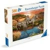 Dėlionė Ravensburger - Puzzle Zebras In Sunset 500p (12000365)