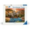 Dėlionė Ravensburger - Puzzle Zebras In Sunset 500p (12000365)