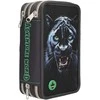 Dino World - Adventure World Triple Pieštukas Case LED PANTHER - Dark Pilkas
