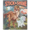 Dino World – spalvinimo knygelė Stick &amp; Shine ( 0412473 )