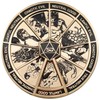 „Dungeons &amp; Dragons“ 24k paauksuotas smeigtuko ženklelis