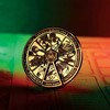 „Dungeons &amp; Dragons“ 24k paauksuotas smeigtuko ženklelis
