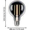 EGLO - E27 G80, skaidrus - TW - Zigbee, Bluetooth