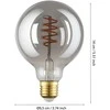 EGLO - E27 G95 spiralė, dūmai - Šiltai balta - Zigbee, Bluetooth