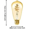 EGLO - E27 ST64 spiralė, gintarinė - TW - Zigbee, Bluetooth