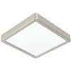 Lubinis šviestuvas EGLO - Fueva-Z lubų šviestuvas šlifuotas plienas 21x21 - TW - Zigbee, Bluetooth