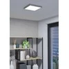 EGLO Fueva-Z Smart Ceiling Light – šlifuotas plienas, 28,5x28,5 cm, Zigbee ir Bluetooth