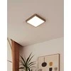 EGLO Fueva-Z Smart Ceiling Light – šlifuotas plienas, 28,5x28,5 cm, Zigbee ir Bluetooth