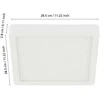 EGLO „Fueva-Z“ išmanusis lubinis šviestuvas – „Zigbee“ ir „Bluetooth“, 28,5 x 28,5 cm