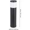 EGLO – juoda lauko toršeras Basalgo-Z H45 – RGB + TW – Zigbee, Bluetooth