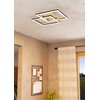 Lubinis šviestuvas EGLO „Lomaltas-Z“ išmanioji lubinė lempa – juoda ir ąžuolo spalvos – 49,5 x 77 cm – reguliuojamo baltumo – „Zigbee“ ir „Bluetooth“
