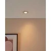 EGLO – „Saliceto-Z“ įleidžiamas šviestuvas – baltas, Ø8,8 cm – RGB + derinamas baltas – „Zigbee“ ir „Bluetooth“