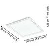 EGLO – Salobrena-Z skydelis baltas 30x30 – TW – Zigbee, Bluetooth