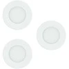 EGLO - 3 vnt. „Fueva-Z“ įleidžiamų šviestuvų rinkinys, baltos spalvos Ø8,5 - TW - „Zigbee“, „Bluetooth“