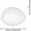 EGLO - Sileras-Z lubinis šviestuvas baltas su krištolo efektu Ø43 - RGB + TW - Zigbee, Bluetooth