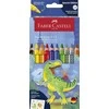 Faber-Castell – CP Jumbo Grip dino 8+2 kartoninė piniginė (110922)