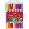 Faber-Castell – 20 vnt. rašiklio piniginė su dvigubu pluoštu (151119)